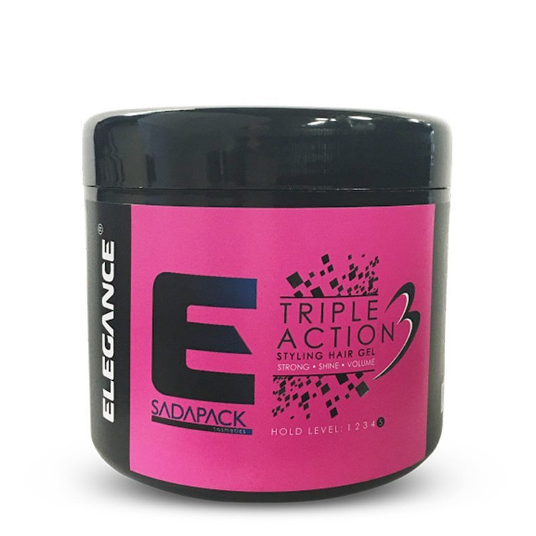 elegance-triple-action-hair-gel-pink-500ml