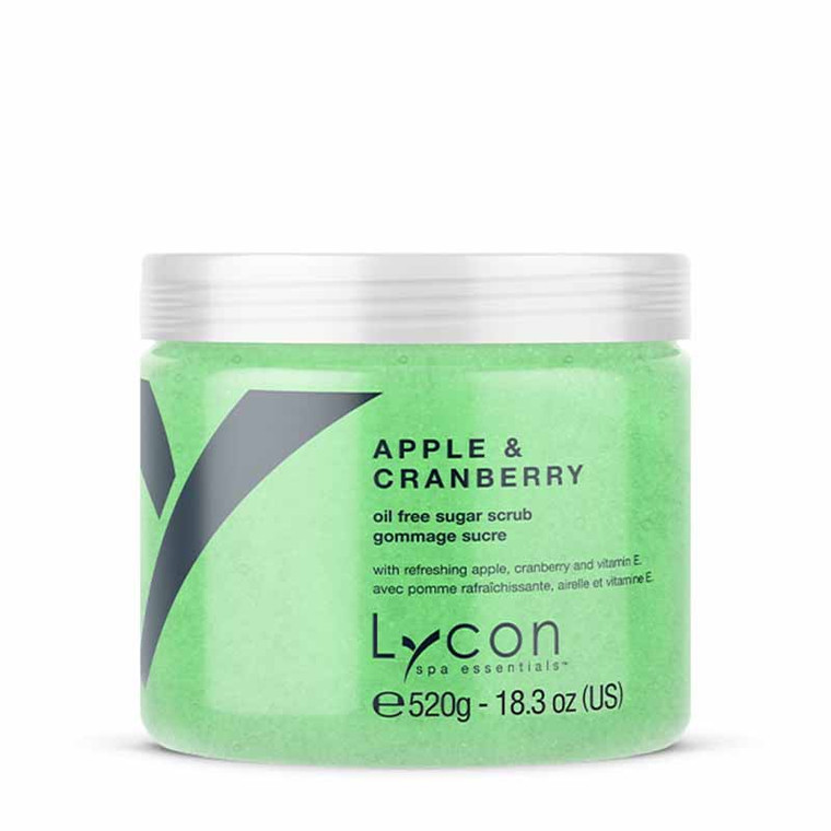 Apple Cranberry Sugar Scrub Spa Essentials g WEB