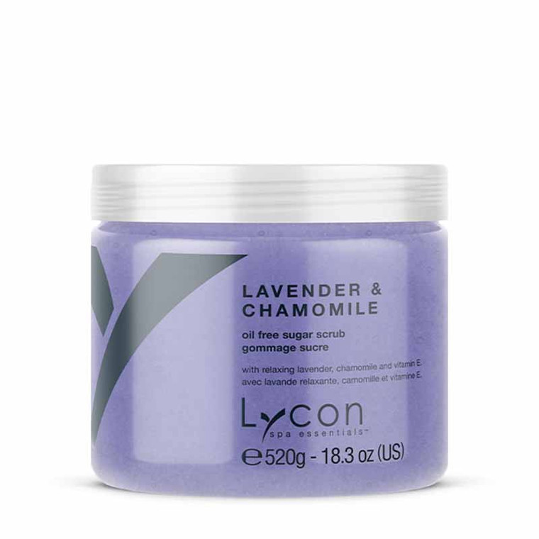 Lavender Chamomile Sugar Scrub Spa Essentials g WEB