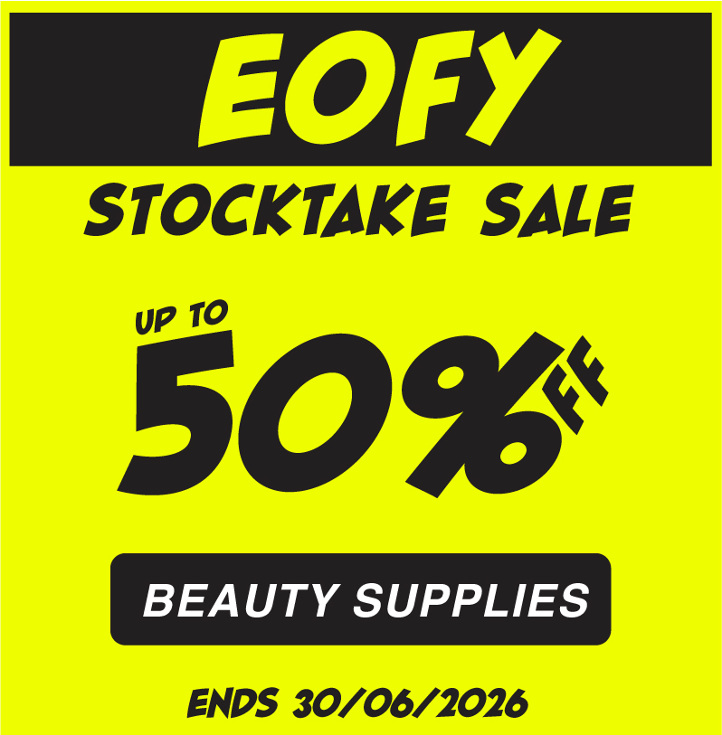 shop EOFY beauty supplies sale