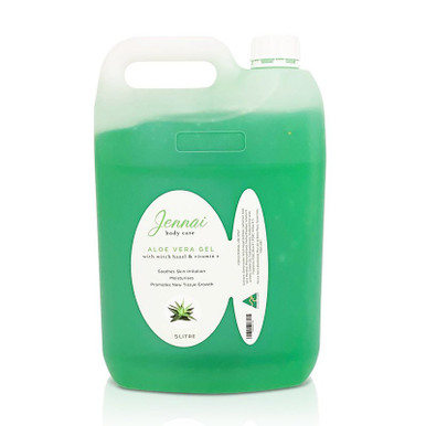 Jennai Aloe Vera Gel with Witch Hazel & Vitamin E | Salon Supplies Australia
