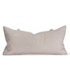 Muse 1427 - Linen and Fringe Lumbar Pillow - Back