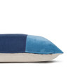 Louis Blue Kyanite Velvet Decorative Pillow - Side