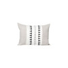 Trace White and Black Mud Cloth Pillow - Front