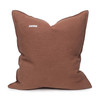 Santal Linen Pillow 22 - Bark - Back View