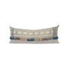 Nikki Indian Wool Tassel Lumbar Pillow - Front