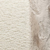 Sacha Vegan Faux Sherpa Fur Washable Pillow - Fabric Detail