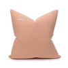 Sophie Coral Velvet Decorative Pillow - Back