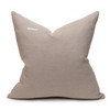Mojave Linen Aso Oke Luxe Vintage Pillow - Noir - 22 - Back
