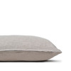 Olive Natural Linen and Aso Oke Pillow - 22- Side View