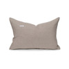 Robin Lumbar Pillow - Aso Oke Jade Linen Pillow - 1420 - Back View