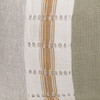 Robin Lumbar Pillow - Aso Oke Jade Linen Pillow - 1420 - Detail