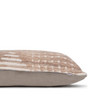Ridge Lumbar Mud Cloth Pillow in Taupe - 1622 -  Side View