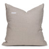 Gill Pillow, Rust and Ivory Mud Cloth Pillow - 22"- Back View