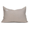 Trevor Handspun Indian Wool Sage Lumbar Pillow- 18 x 26- Back view