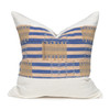 Tropez 22 - Aso Oke Vintage textile pillow - front