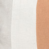 Riva Lumbar 16x22 Natural and Ginger Topanga Linen and Ivory Mud Cloth pillow - Detail