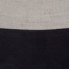 Luxe 20 Pillow - Shungite cotton velvet and Natural Linen - Details