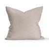 Molly - Rust and Ivory Mud Cloth Pillow - 22"- Back