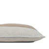 Coastline 22 - Natural - Linen and Cotton Velvet Pillow - Side