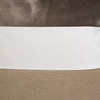 Coastline 22 - Natural - Linen and Cotton Velvet Pillow - Details