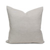 Coastline 22 - Natural - Linen and Cotton Velvet Pillow - Back