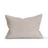 Kim Lumbar 1420 - Pure Linen Pillow - Back