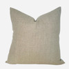 Zar Indigo 20 x 20  Block Print Pillow - Pure Natural Linen - Back