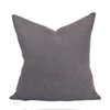 Coast 22 x 22 Pewter pure linen Pillow - Front