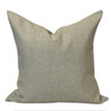 Heritage Twill 22 x 22 - Sand Vintage Cotton Twill - Pure Linen Pillow - Front