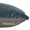 Pillow Gem Lumbar 1022 - Cotton Velvet and Pure Linen Pillow - Side