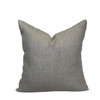 Shore 20 x 20 Luxe Vintage Pillow - Pure Natural Linen - BACK