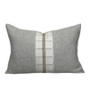 Shore Lumbar 1420 - Pure Linen Pillow - Front