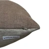 Arcadia - 22 x 22 - Stone Heritage Hemp, Pure Linen Pillow - Side