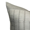 Cheval Pillow 22 - Natural Linen and White Luxe Vintage Textiles : Fabric Detail
