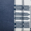 Nantucket Pillow 22 - Bondi Linen, Heritage Hemp and White /Blue Luxe Vintage Textiles : Fabric Detail