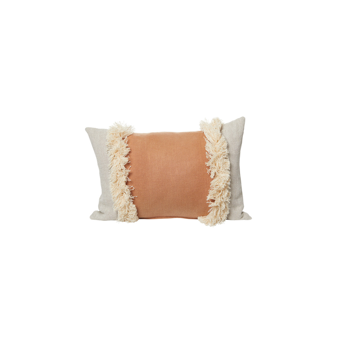 Fringe lumbar shop pillow