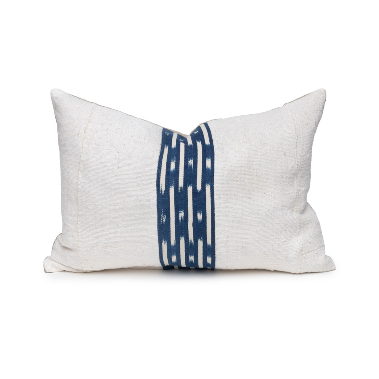 Peak Indigo Mud Cloth Lumbar Pillow Peak Indigo Mud Cloth Lumbar Pillow