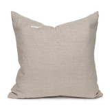 Blanca Oro Solid White Mud Cloth Pillow - Back