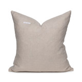 Salt Pillow Gray and White Woven Stripe - Back