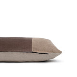 Chante Smokey Topaz Velvet Lumbar Pillow - Side
