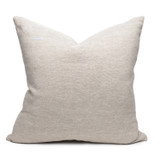 Cloud Vegan Faux Sherpa Fur Washable Linen Pillow - Back