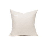 Lon Block Print Black and Rust Pillow - Back