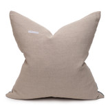 Marin Blue Indigo Mud Cloth Pillow - 22 - Back View