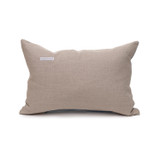 Celine Kyanite Linen Velvet Lumbar Pillow - 14 x 20 Back