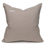 Bristol Blue Luxe Vintage Pillow with African Aso Oke Textiles and 100% Eco-friendly Topanga linen in Natural- 22- Back View