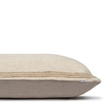 Trevor Handspun Indian Wool Ivory and Creme Pillow- 22- Side View