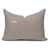 Park Handspun Indian Wool Ivory and Wheat 24 inch Pillow - Back View