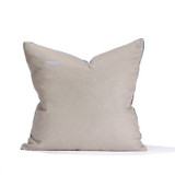 Luxe 20 Pillow - Tourmaline cotton velvet and Delphi Linen - Back