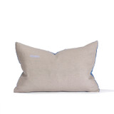 Luxe Lumbar 1420 - Linen & Velvet Pillow  - Back